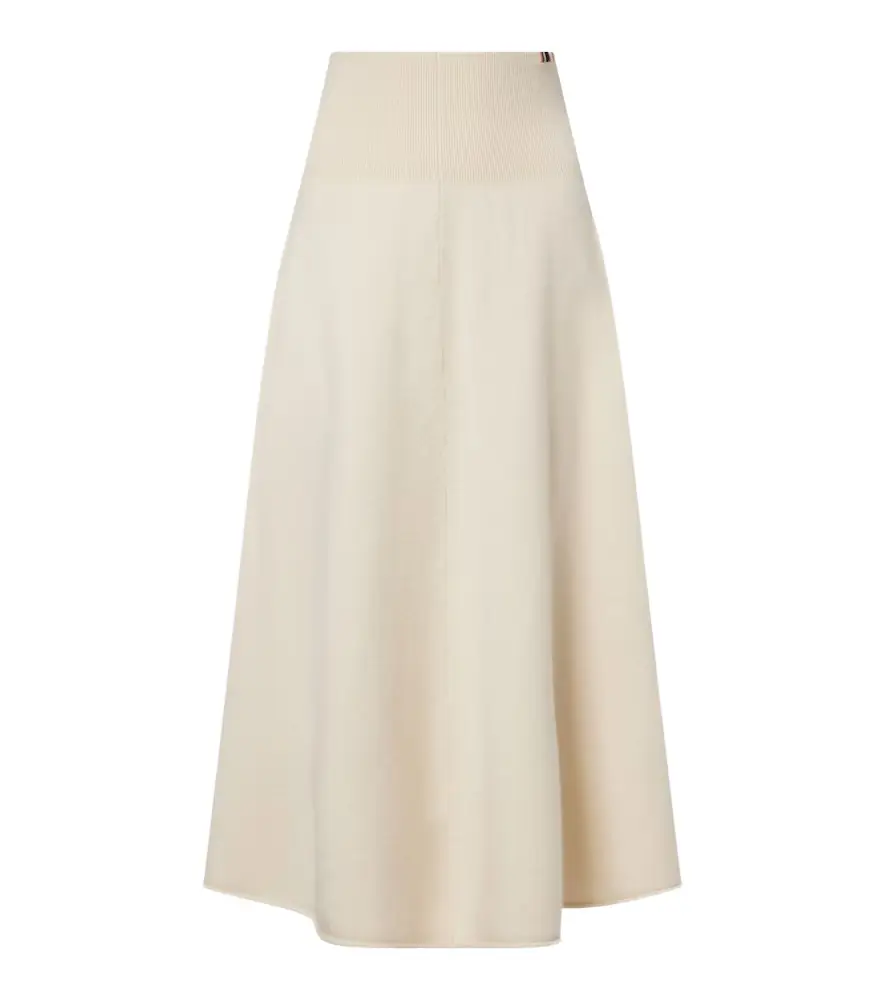 Extreme Cashmere N°388 Ease cashmere-blend midi skirt