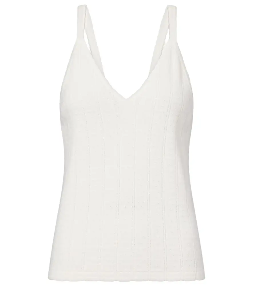 Lisa Yang Suni cotton and cashmere tank top