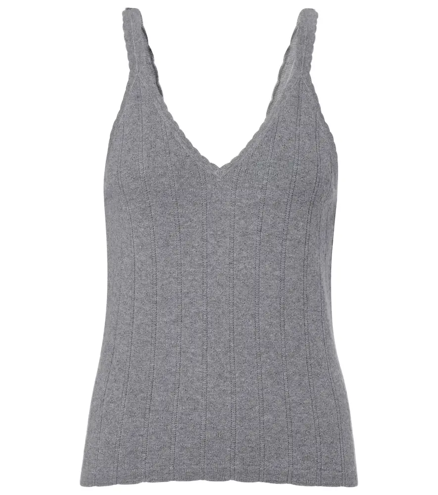 Lisa Yang Suni cotton and cashmere tank top