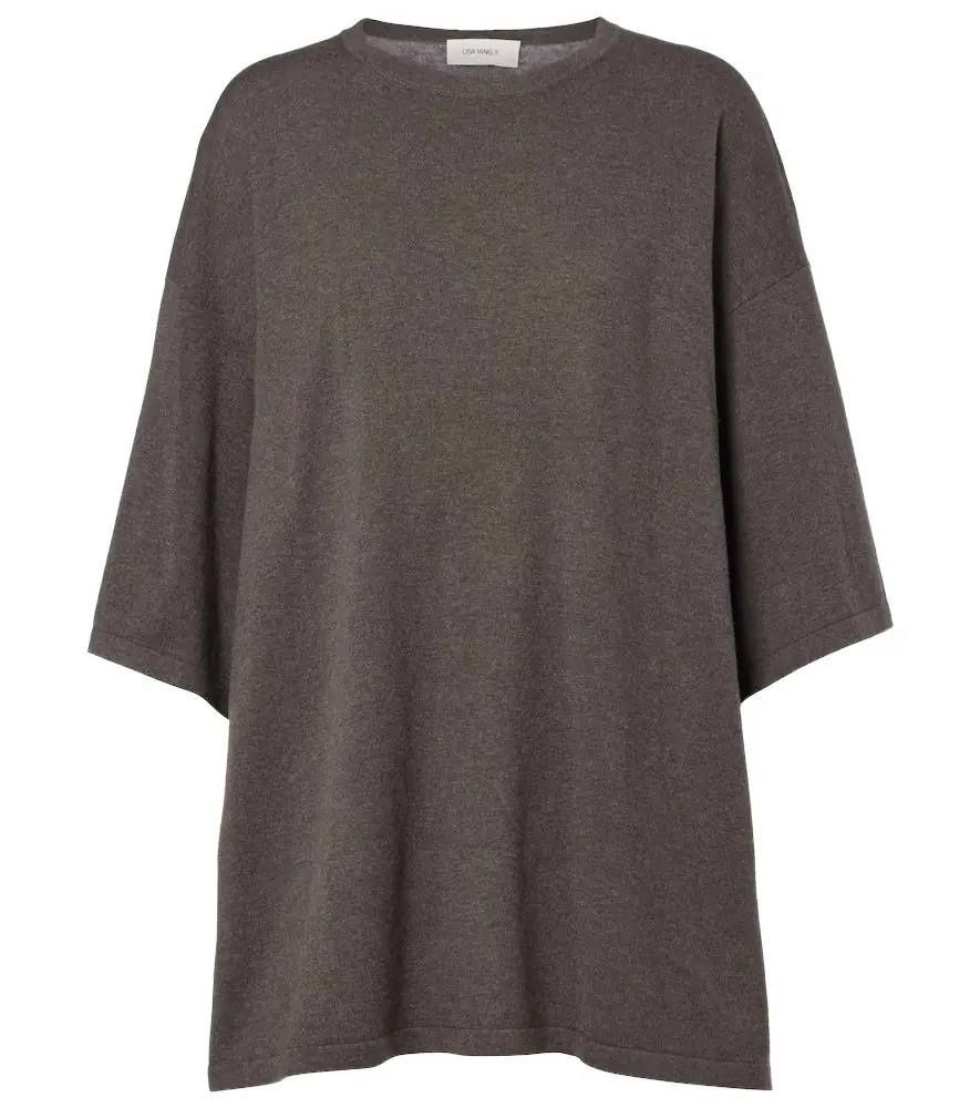Lisa Yang Agnette cotton and cashmere sweater