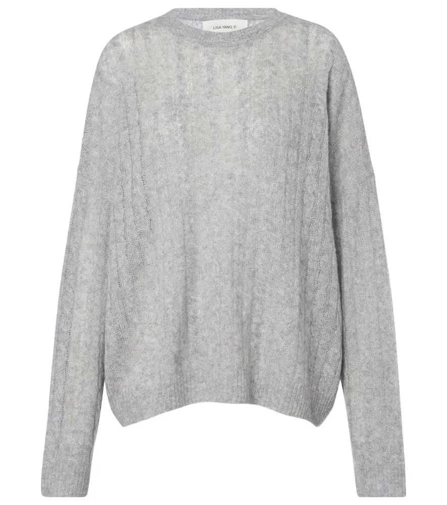 Lisa Yang Amabel cable-knit cashmere and silk sweater