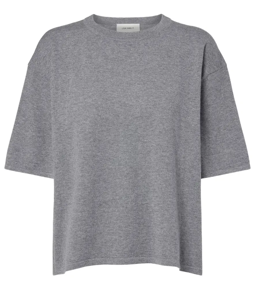 Lisa Yang Rubie cotton and cashmere T-shirt
