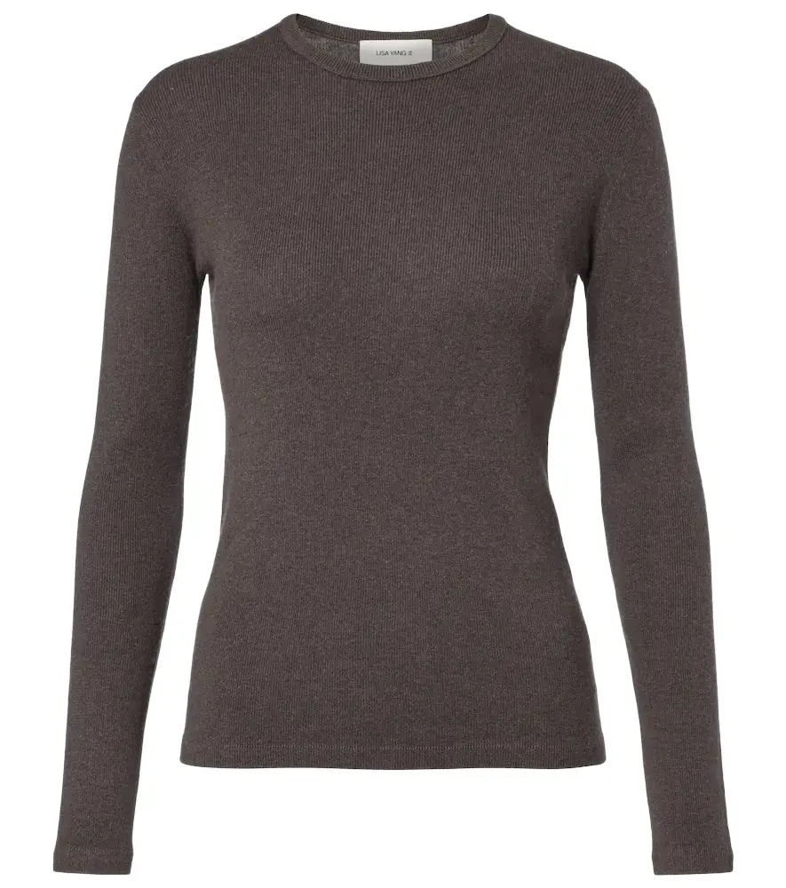 Lisa Yang Vivian cotton and cashmere sweater