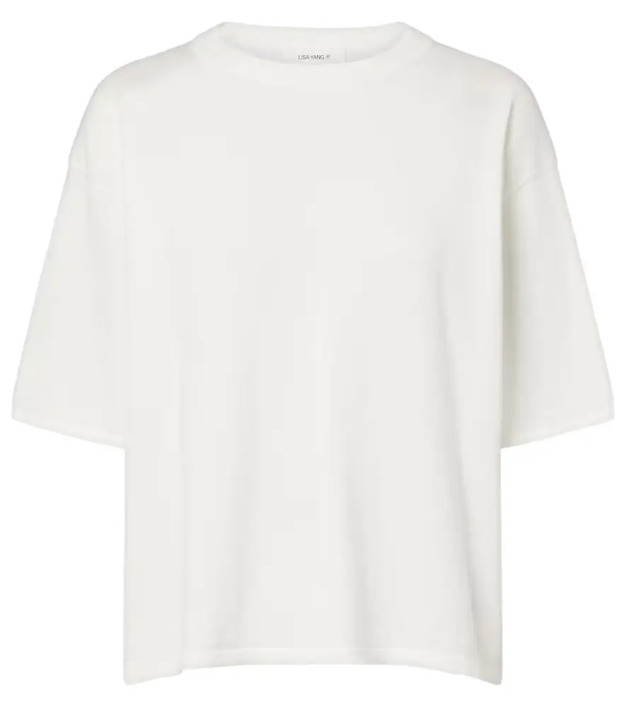 Lisa Yang Rubie cotton and cashmere T-shirt