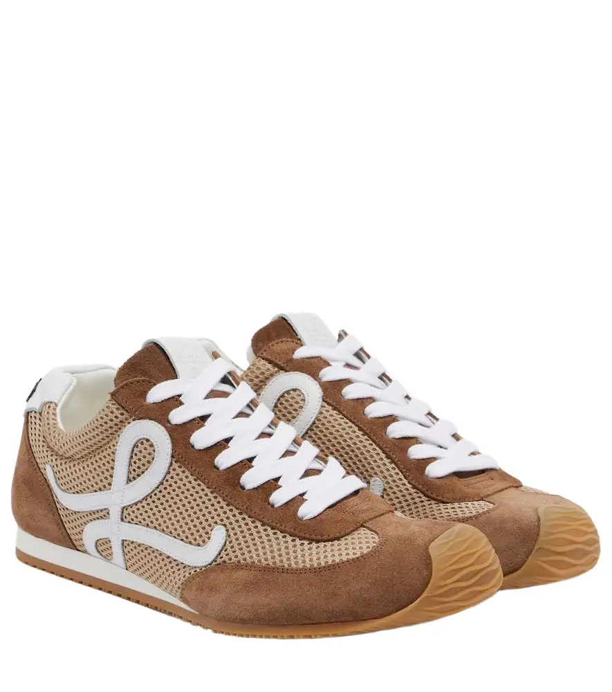 Loewe Ballet Runner 2.0 suede and mesh sneakers