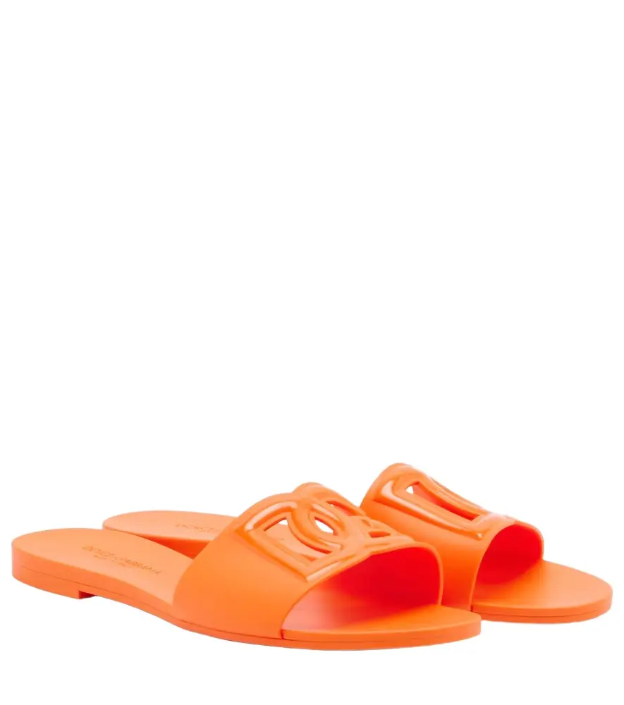 Dolce & Gabbana DG rubber slides