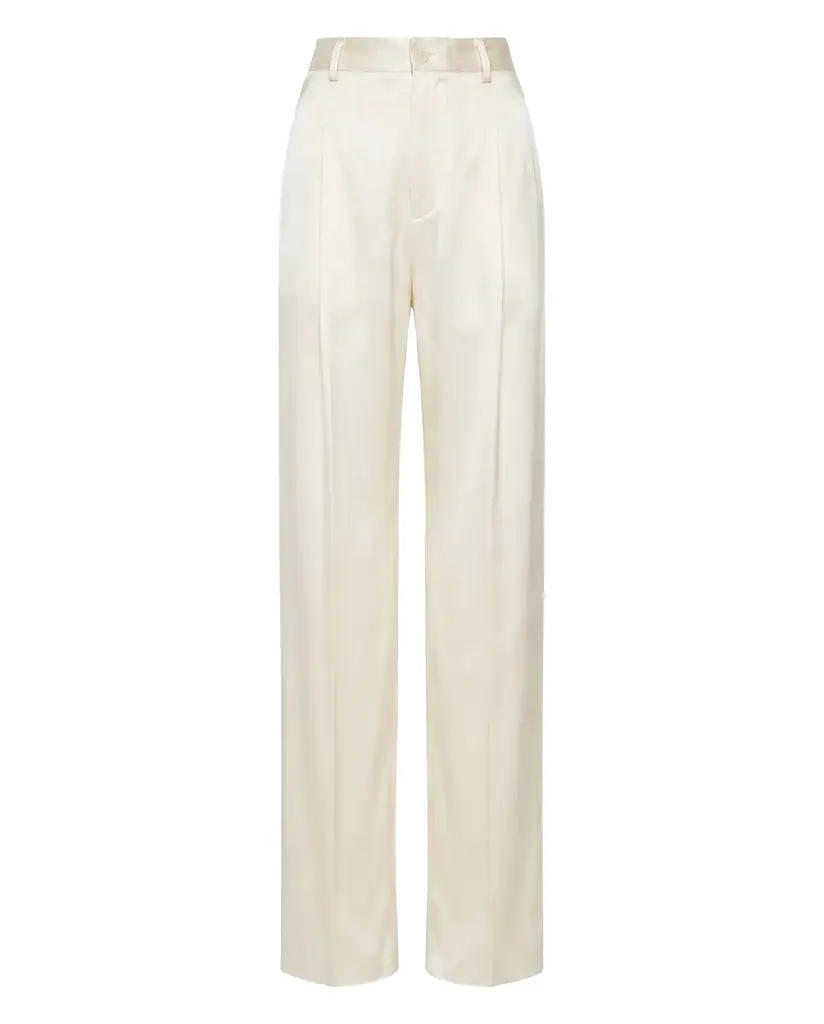 LAPOINTE Silky Twill Relaxed Pleated Pant