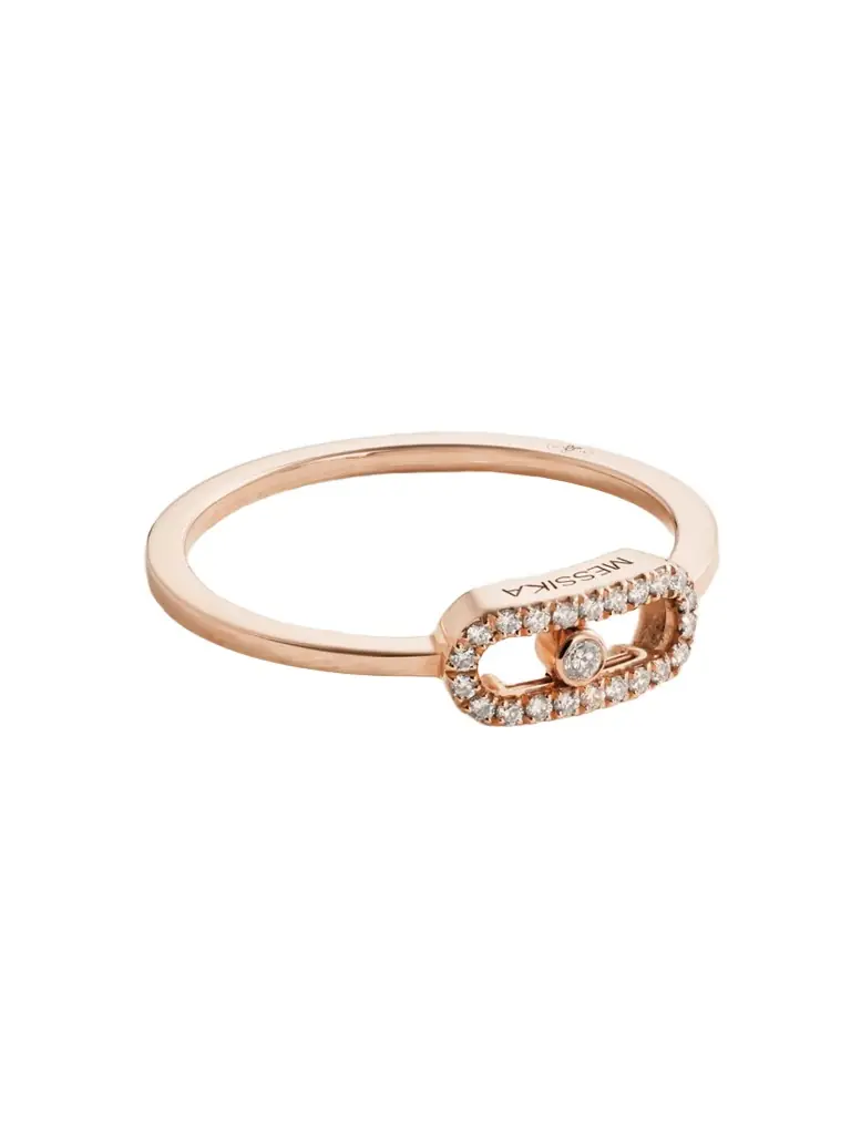 Messika Move Uno 18-karat Rose Gold Diamond Ring