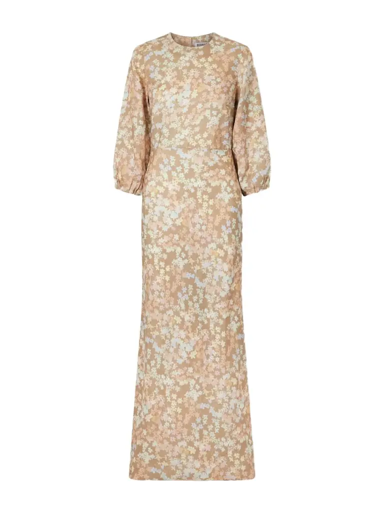 BERNADETTE Berna Floral-print Linen Maxi Dress