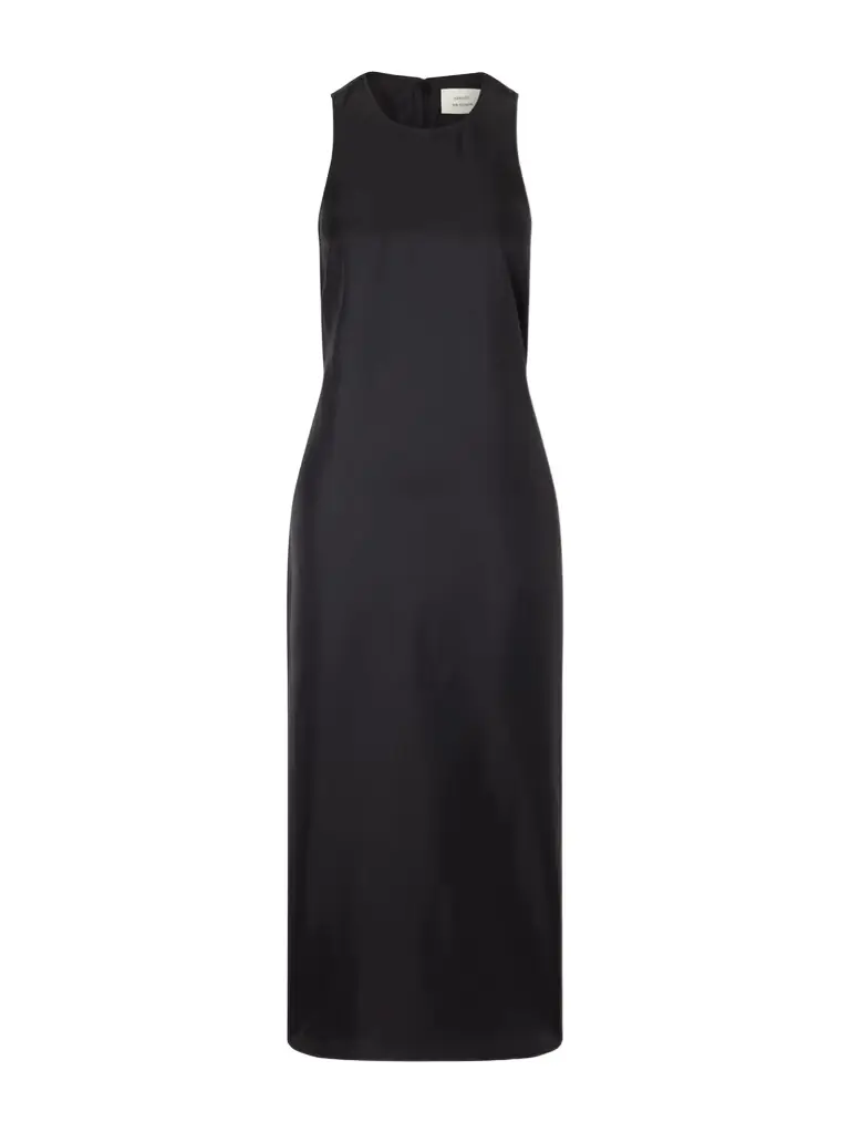 Loulou de Saison Paloma Silk-twill Maxi Dress