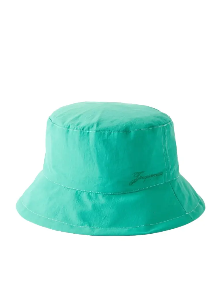 Jacquemus Le Bob Baluchon Embroidered Shell Bucket Hat