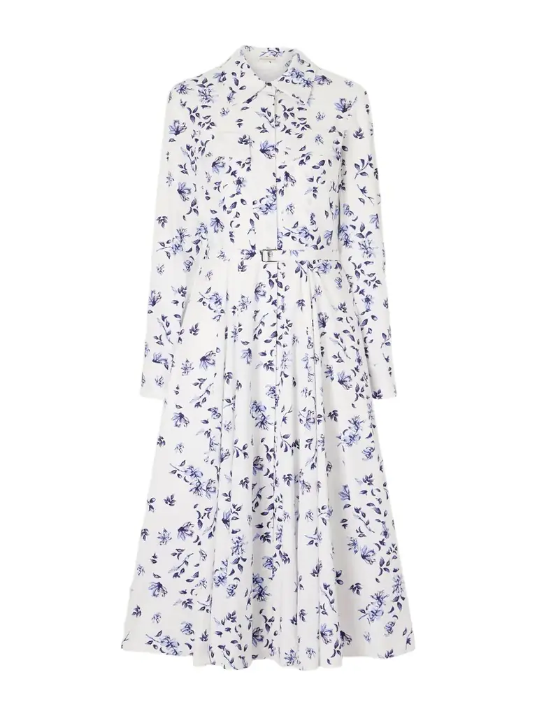 Emilia Wickstead Emmalyna Floral-print Organic Cotton-poplin