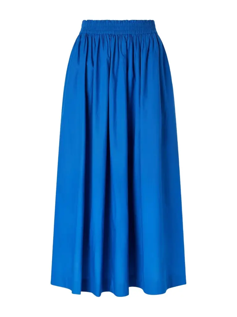 SKALL Dagny Organic Cotton-poplin Midi Skirt