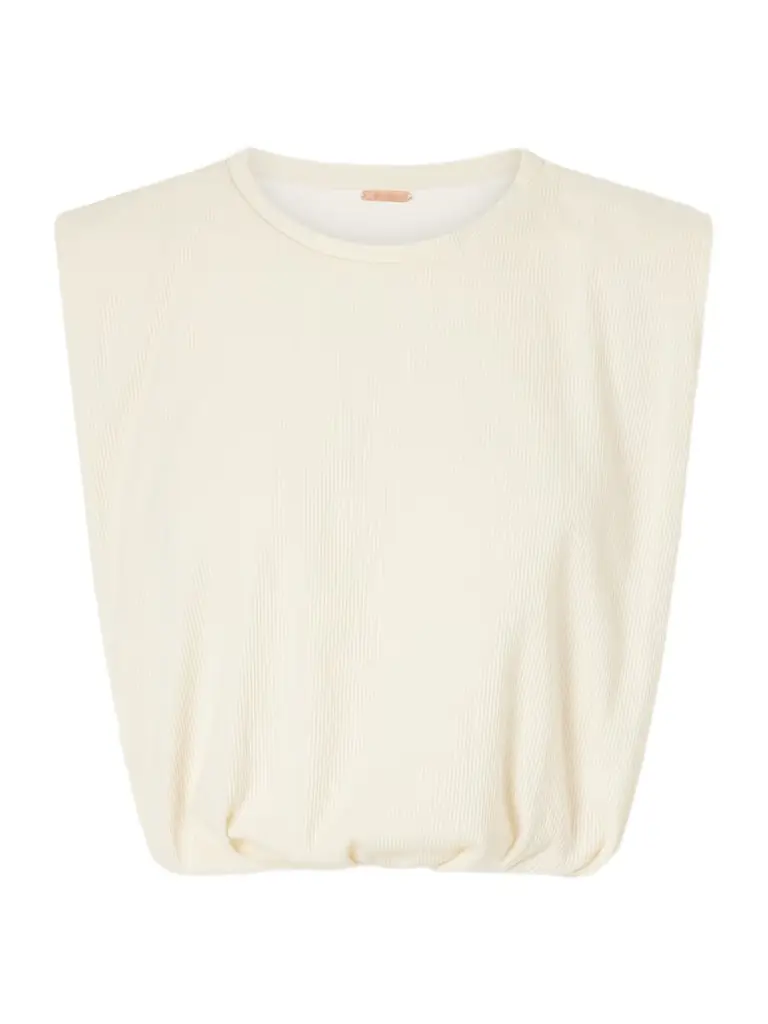 Johanna Ortiz Muraya Ribbed Cotton-blend Top