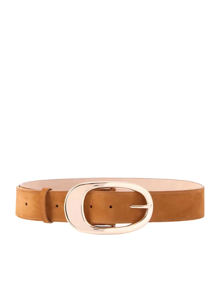 Gabriela Hearst Lozewce Suede Belt