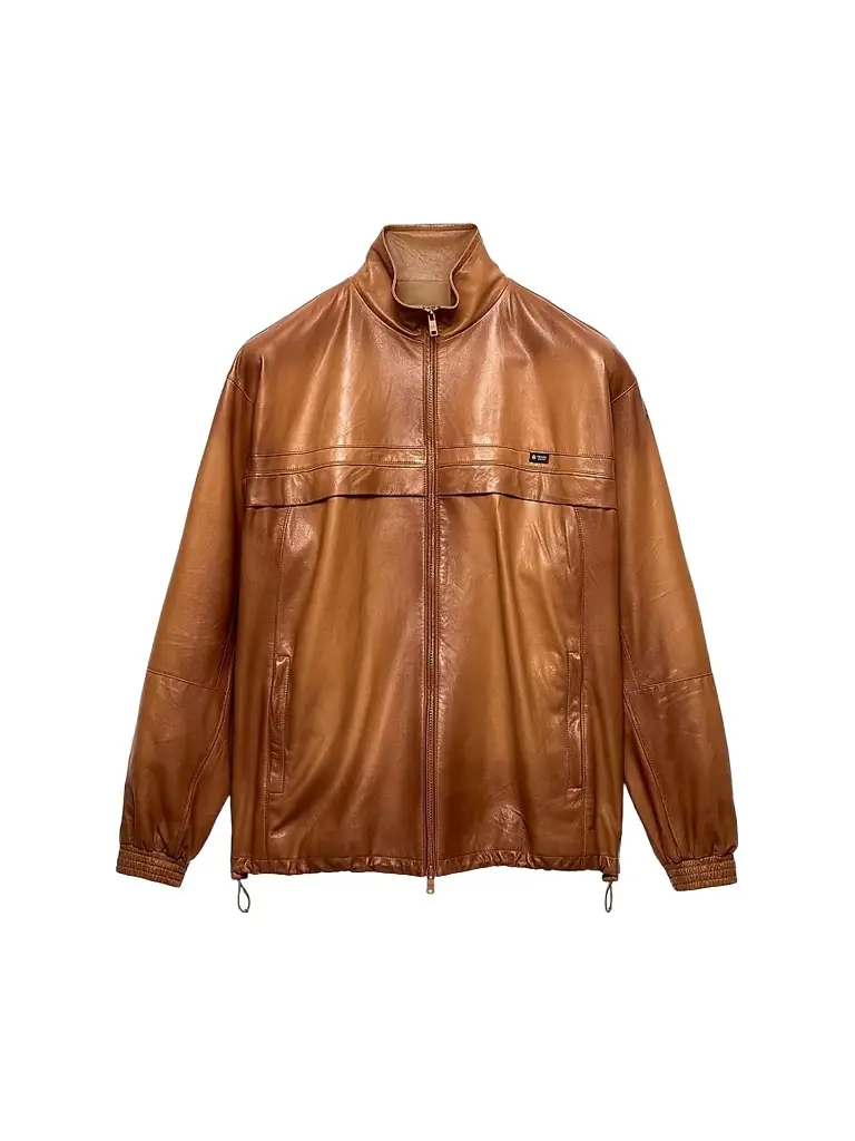 Prada Women's Nappa Leather Jacket - Brown