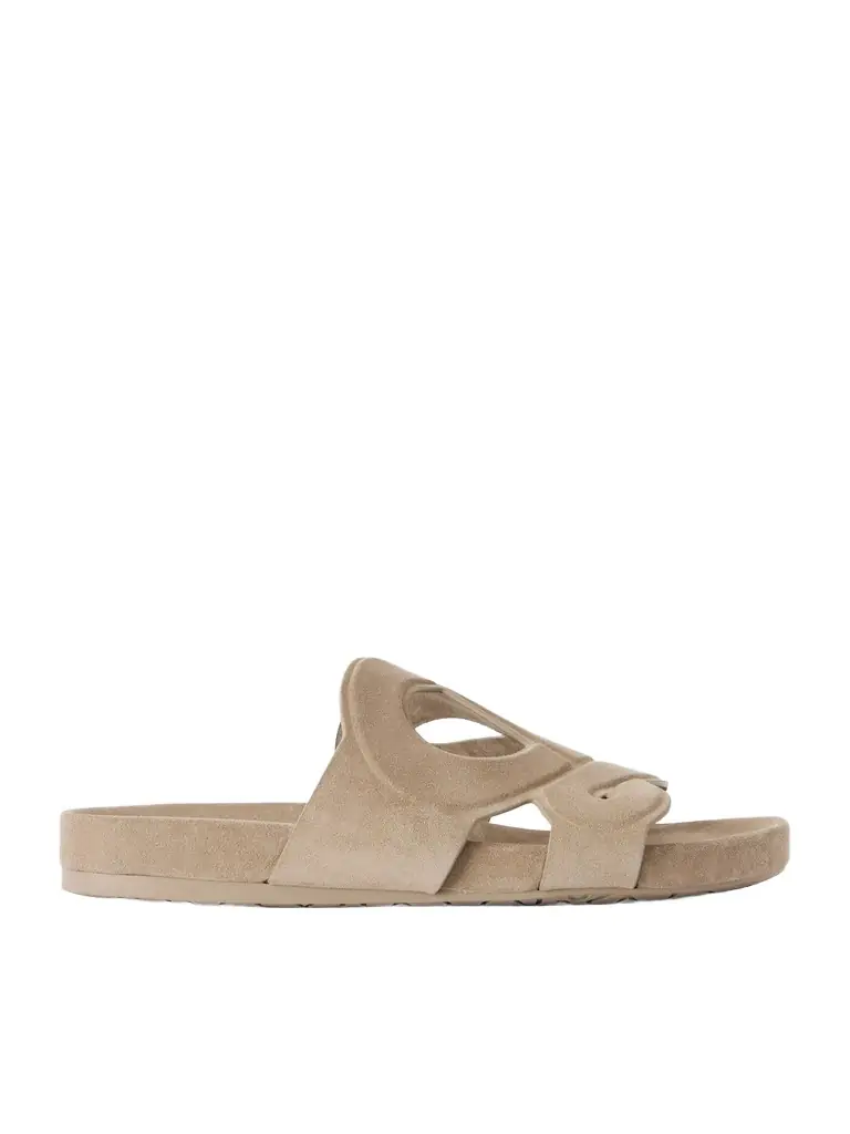 Loewe Paula's Ibiza Ease Monogram Suede Slides - Men