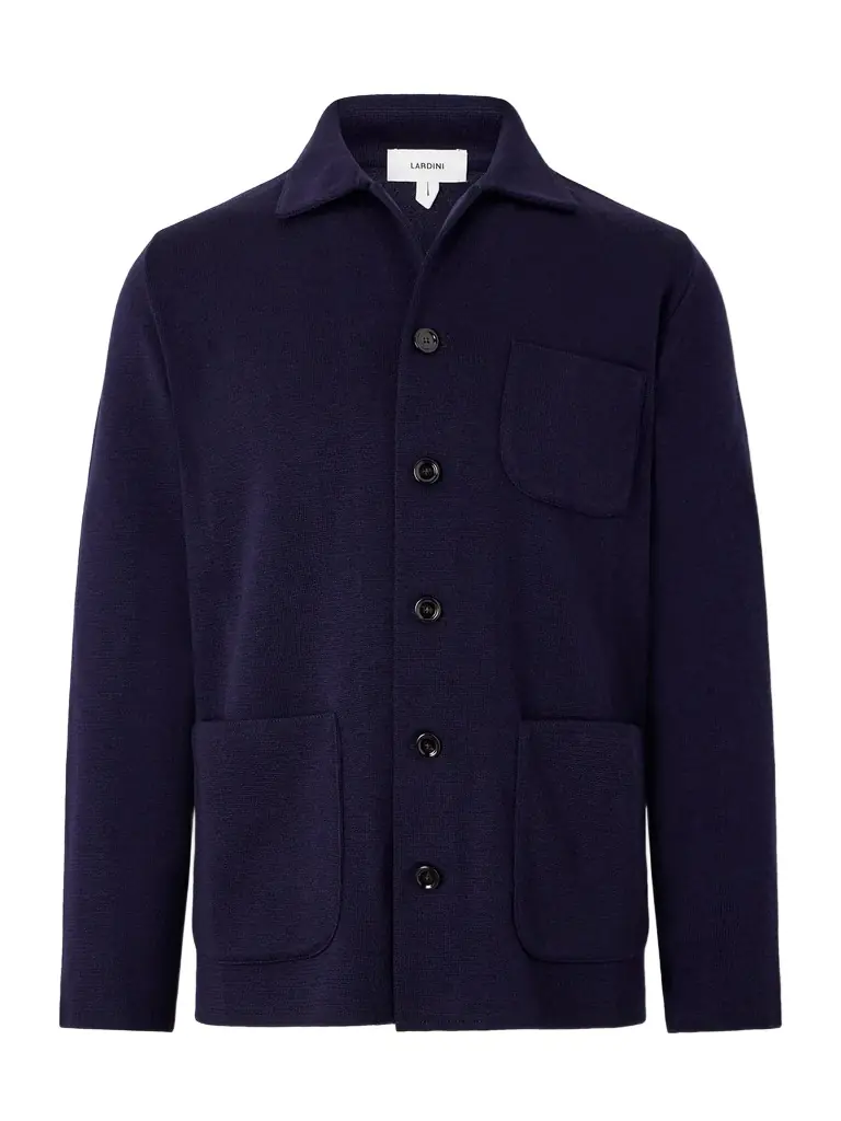 Lardini Virgin Wool Cardigan - Men
