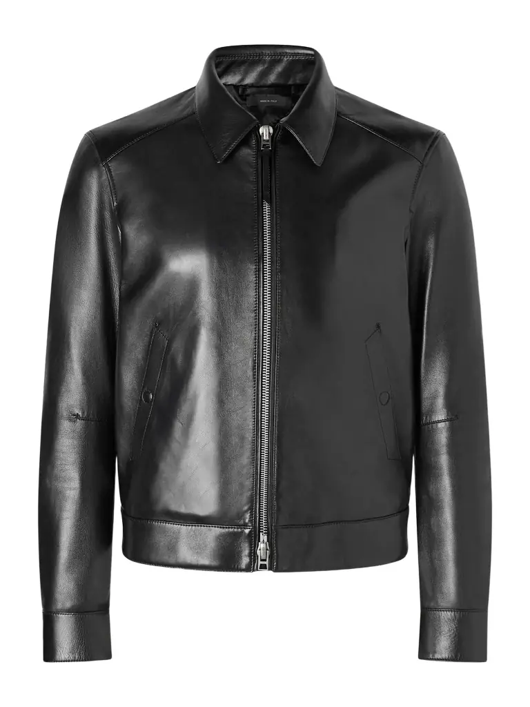 Tom Ford Slim-Fit Leather Jacket - Men