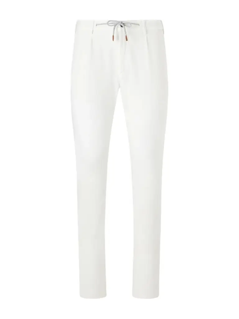 ELEVENTY Straight-Leg Cotton-Blend Trousers - Men