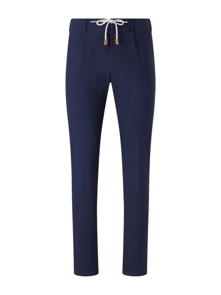 ELEVENTY Straight-Leg Cotton-Blend Trousers - Men