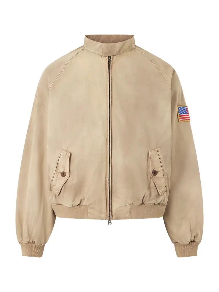 Cherry Los Angeles Logo-Embroidered Cotton-Twill Bomber Jacket - Men - Women's Clothing