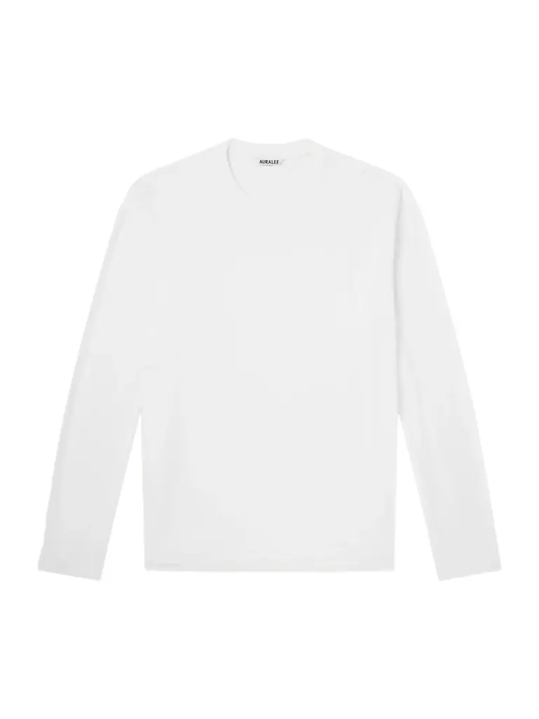 Auralee Organic Cotton-Jersey T-Shirt - Men