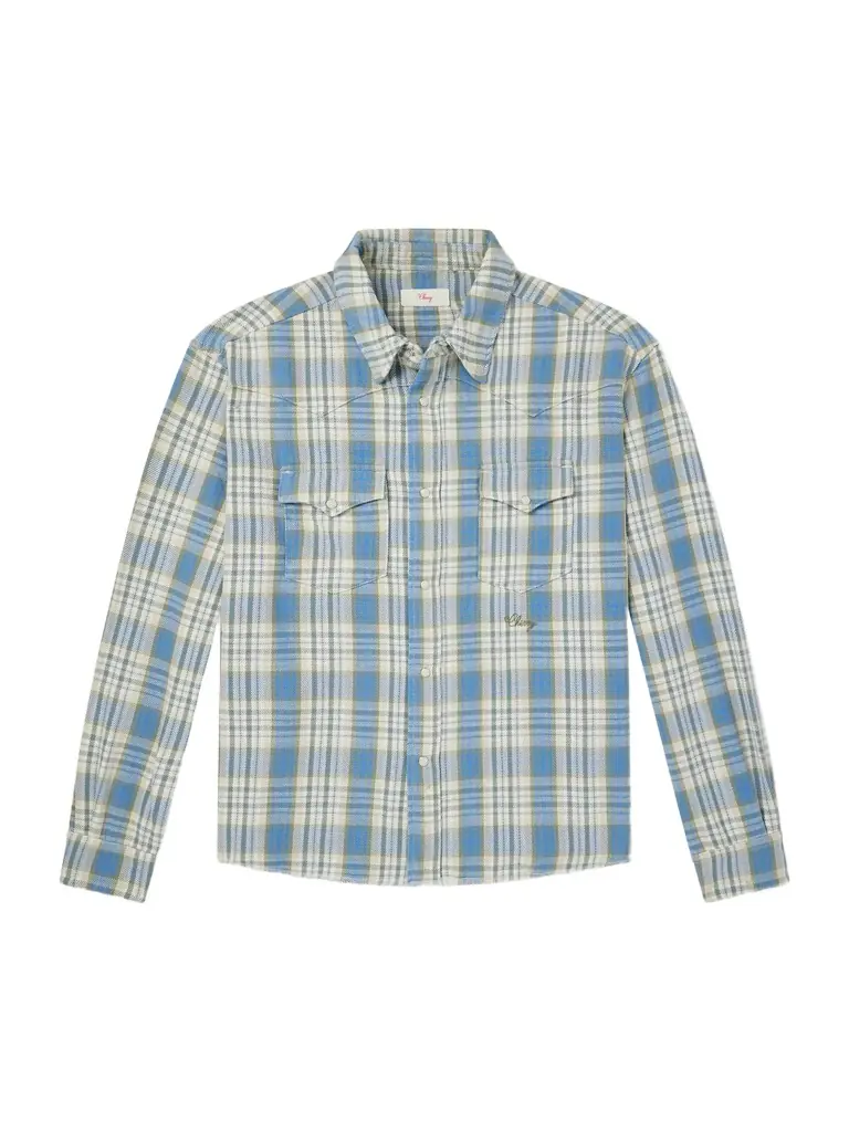 Cherry Los Angeles Checked Cotton Western Shirt - Men
