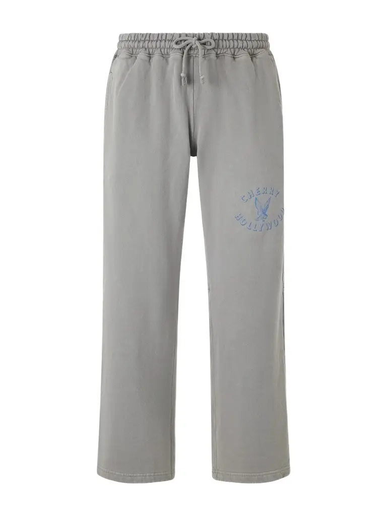 Cherry Los Angeles Wide-Leg Cotton-Fleece Sweatpants - Men