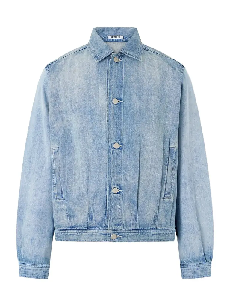 Auralee Faded Denim Jacket - Men