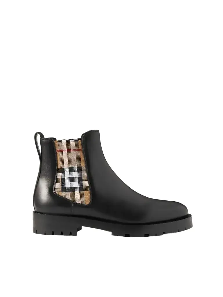 Burberry Leather Chelsea Boots