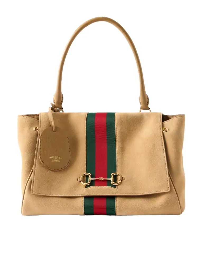 Gucci Paparazzo Medium Suede Shoulder Bag