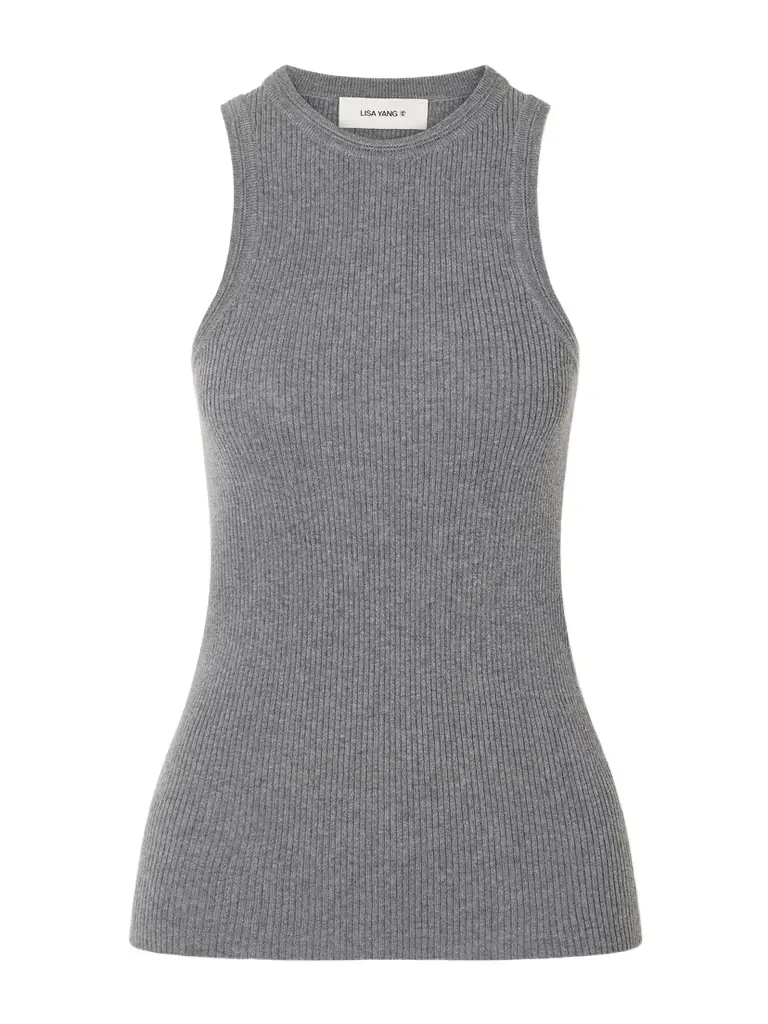 Lisa Yang Amaya Cotton And Cashmere-blend Tank Top