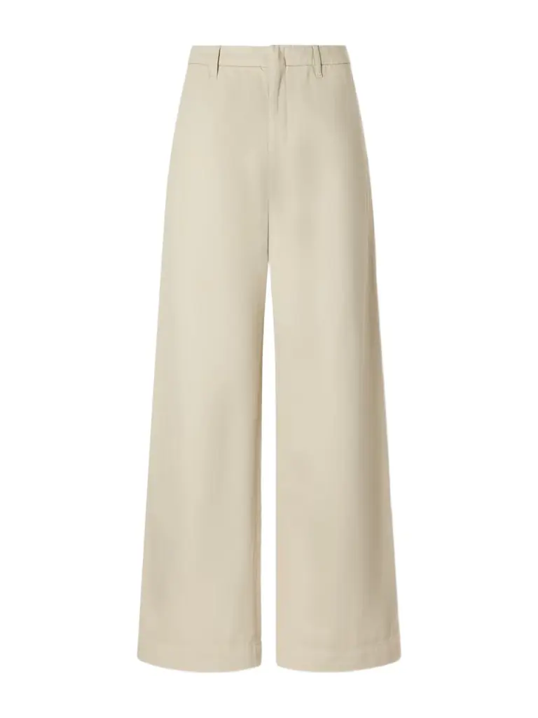 STILL HERE Cotton Wide-leg Pants