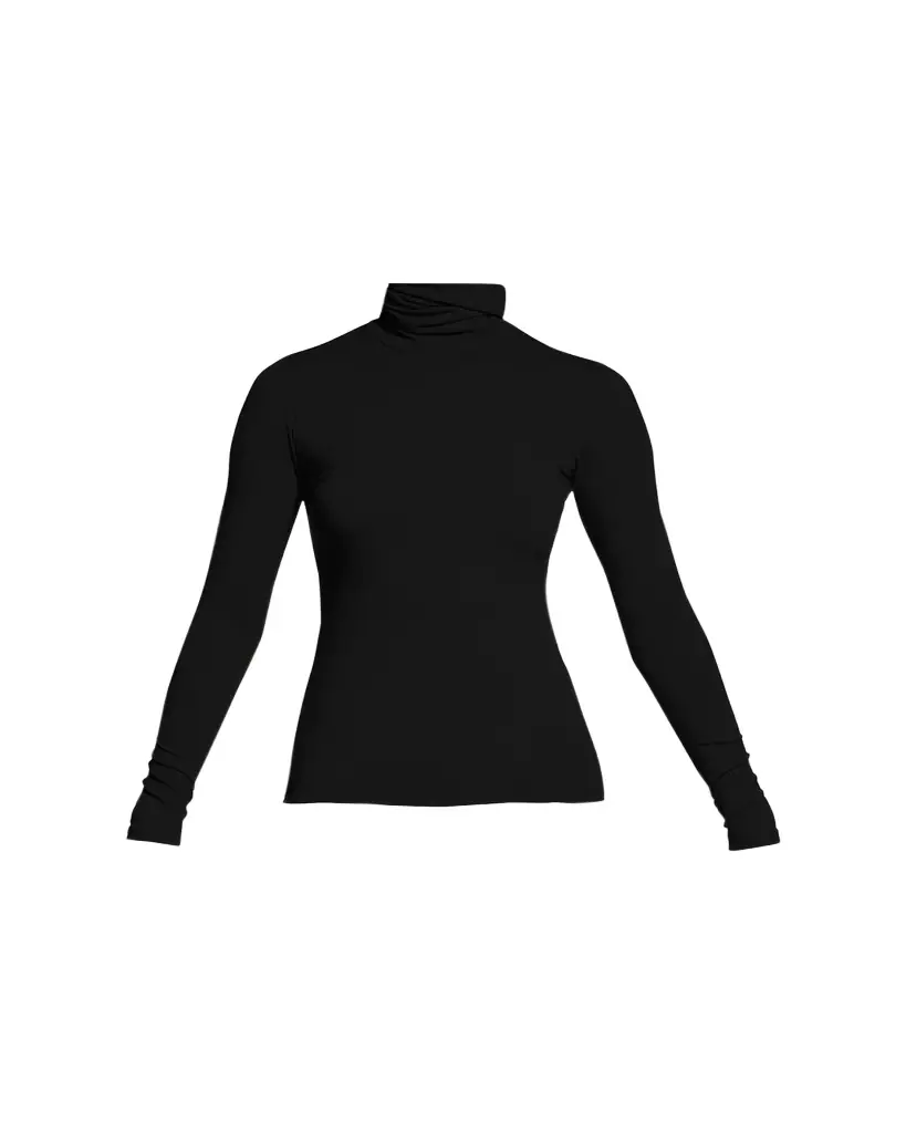Majestic Filatures Viscose Jersey Turtleneck