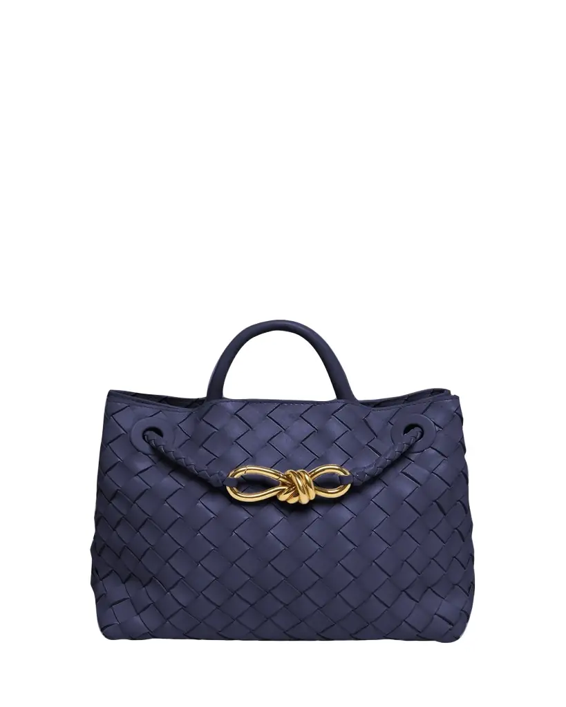 Bottega Veneta Andiamo Small Leather Top-Handle Bag