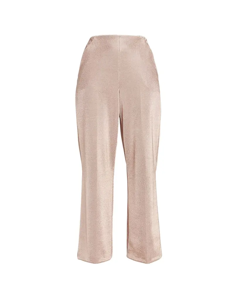 Giorgio Armani Lurex Bonded Jersey Trousers