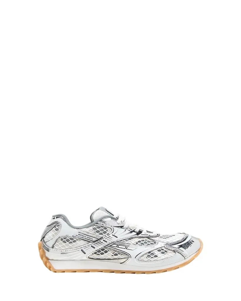 Bottega Veneta Orbit Metallic Net Runner Sneakers