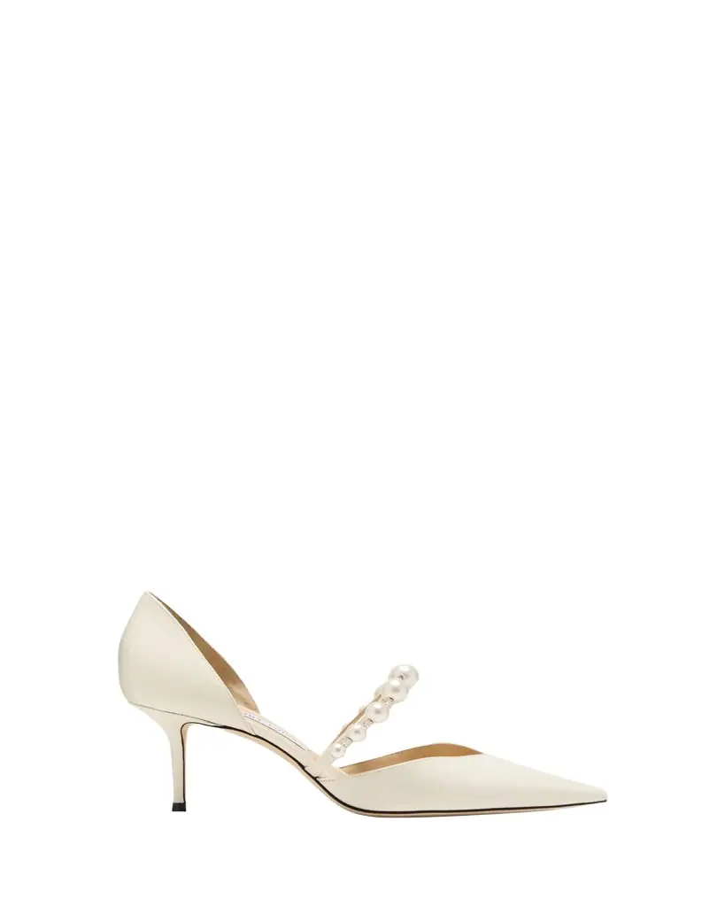 Jimmy Choo Aurelie d'Orsay Pearly Band Pumps