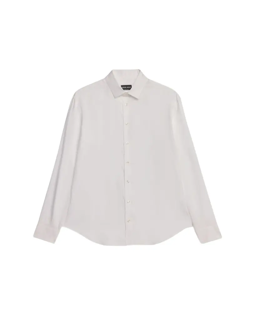 Giorgio Armani Men's Solid Tencel Sport Shirt