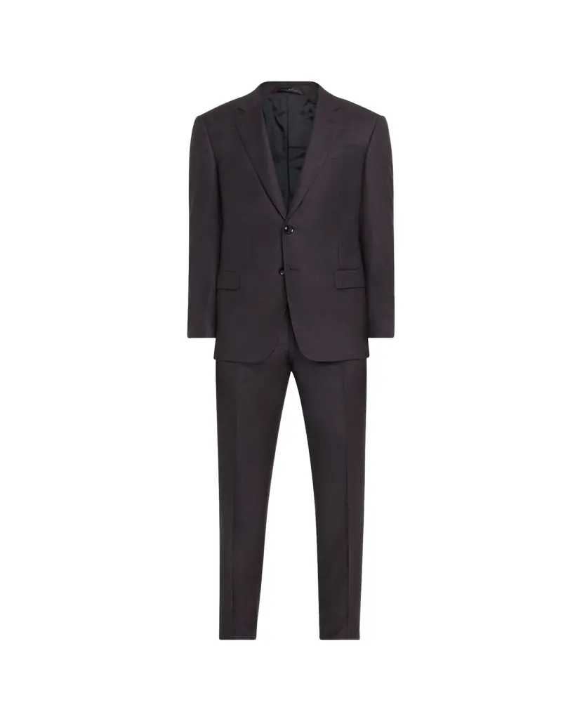 Giorgio Armani Men's Micro-Textured Wool Classic Fit Suit