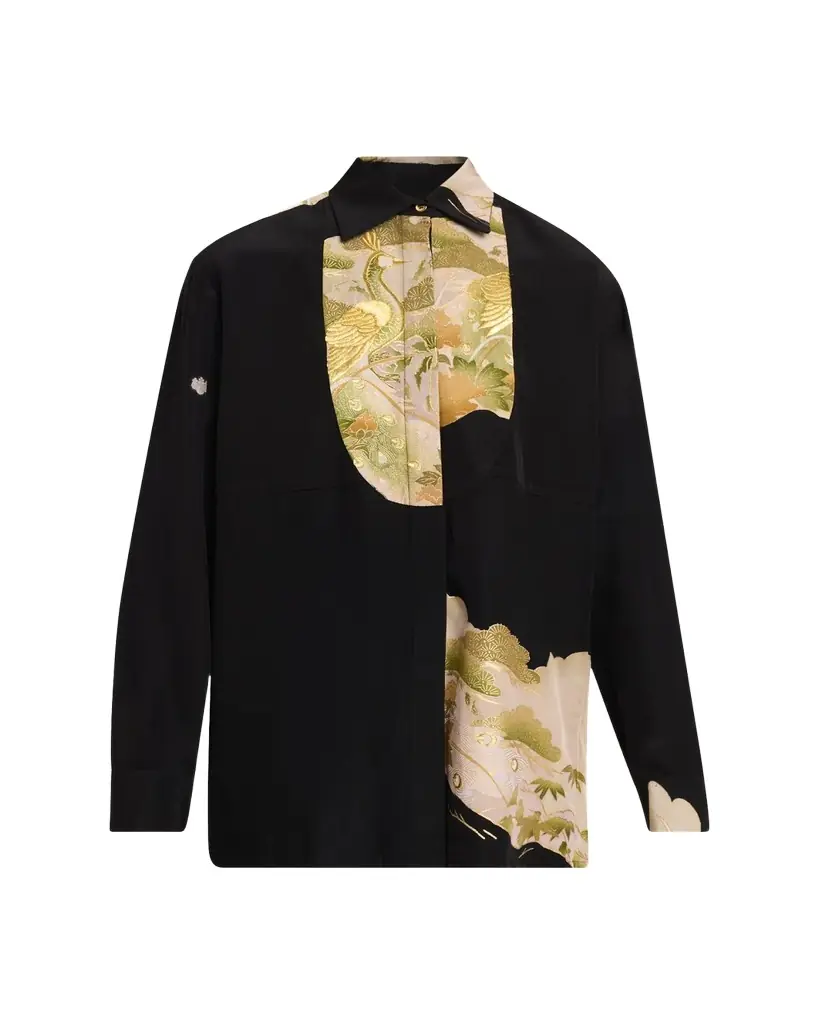 Rianna + Nina One-Of-A-Kind Silk Shirt Blouse