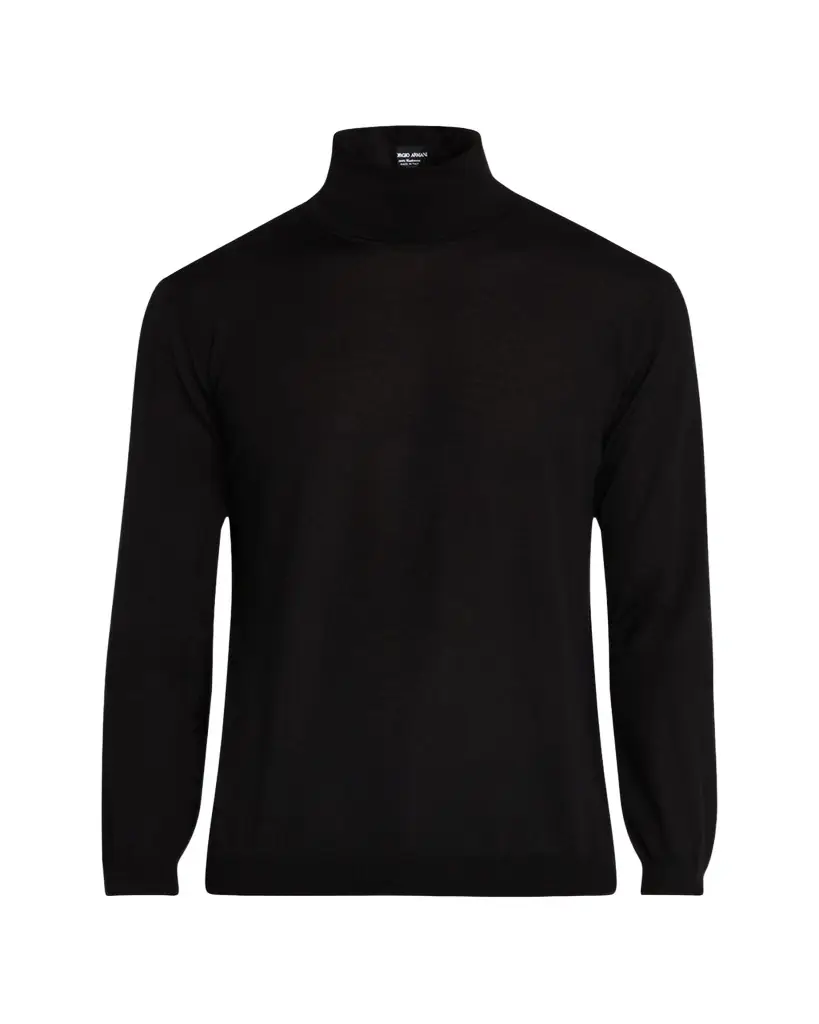 Giorgio Armani Men's Cashmere Plain Stitch Turtleneck