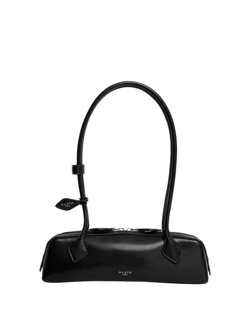 ALAIA Le Teckel Small Shoulder Bag in Leather