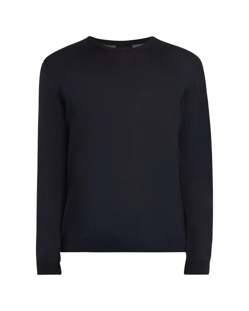 Giorgio Armani Men's Silk-Cotton Crew Sweater