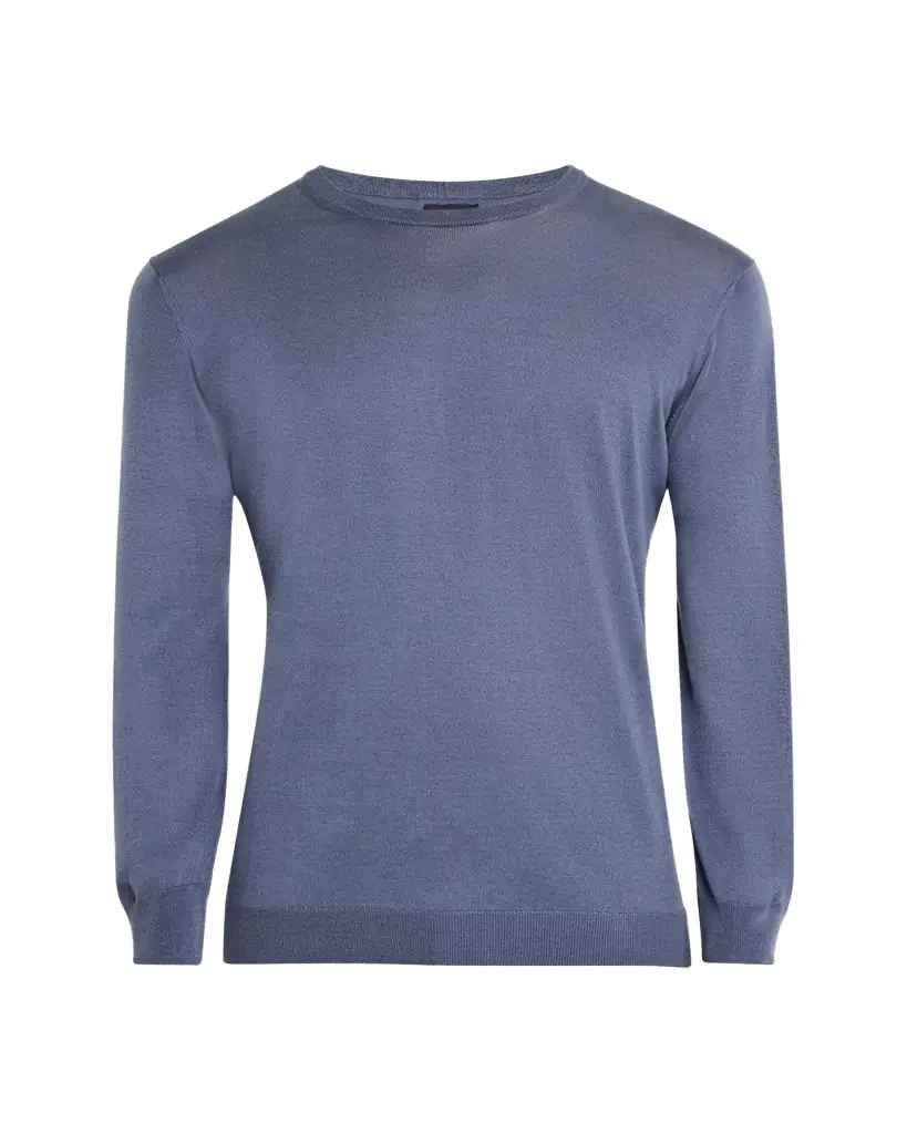 Giorgio Armani Men's Cotton and Silk Crewneck Sweater