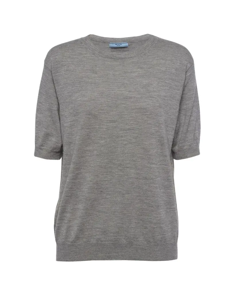 Prada Superfine Cashmere Knit Shirt
