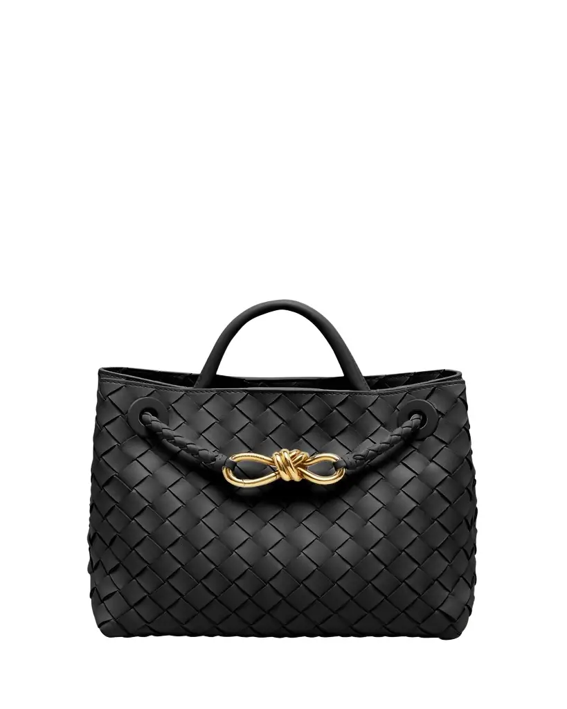 Bottega Veneta Andiamo Small Leather Top-Handle Bag