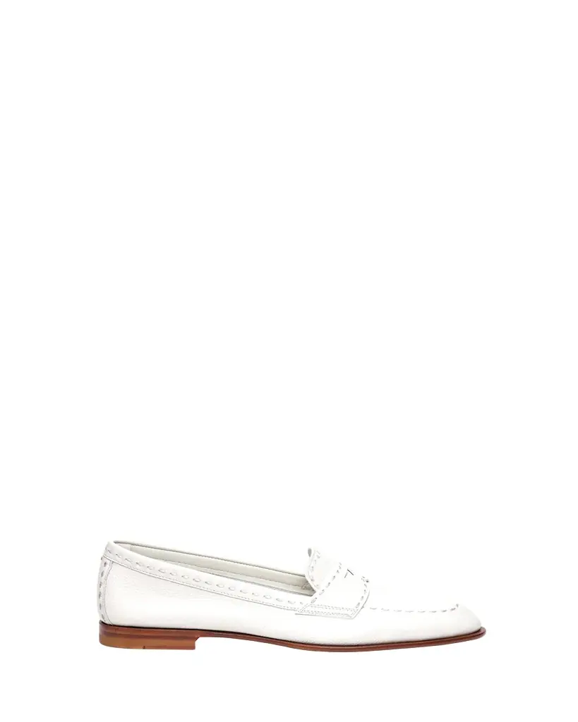 Santoni Marlene Leather Penny Loafers