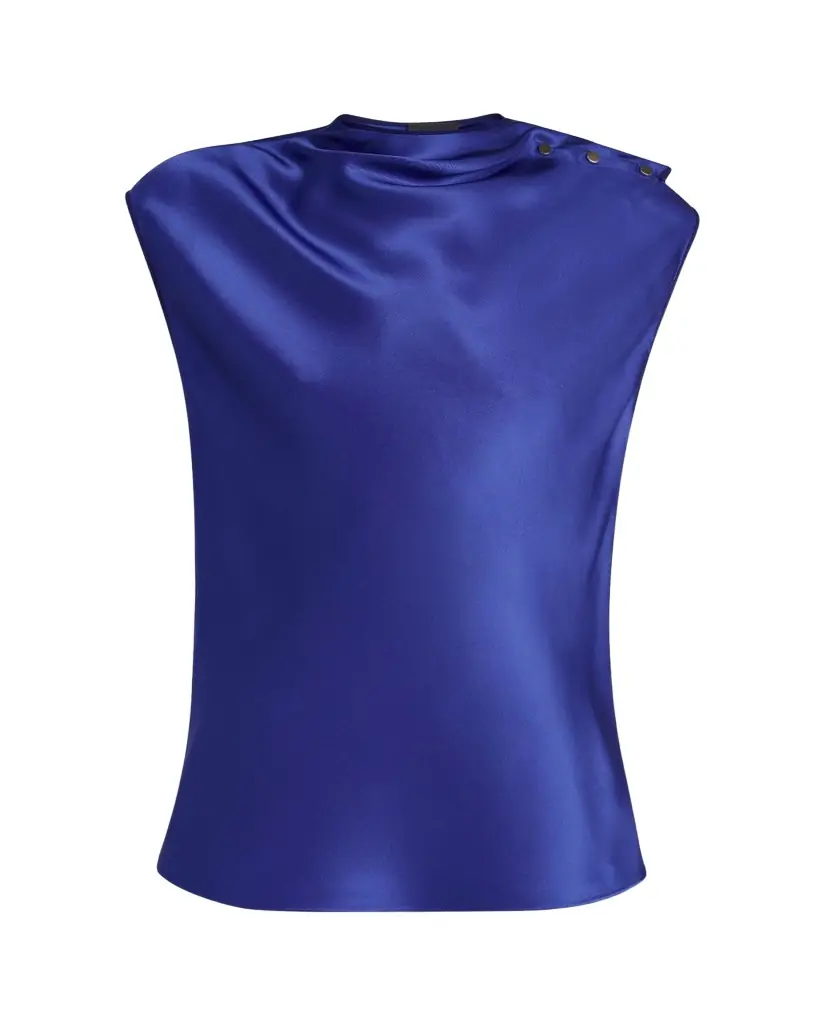 Giorgio Armani Double Silk Satin Blouse